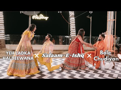 Sangeet Showstopper | Yeh Ladka Hai Deewana x Salaam-E-Ishq x Bole Chudiyan | NatyamPooja