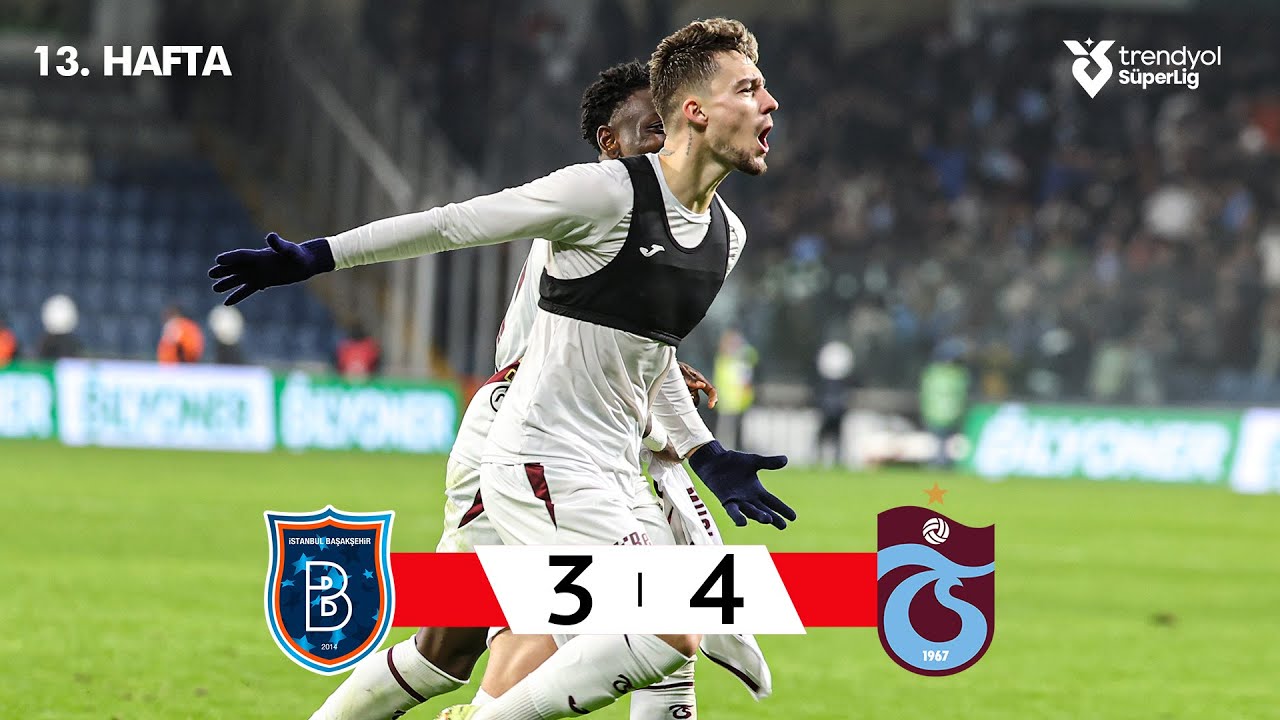 Başakşehir (3-4) Trabzonspor - Highlights/Özet | Trendyol Süper Lig - 2025/26