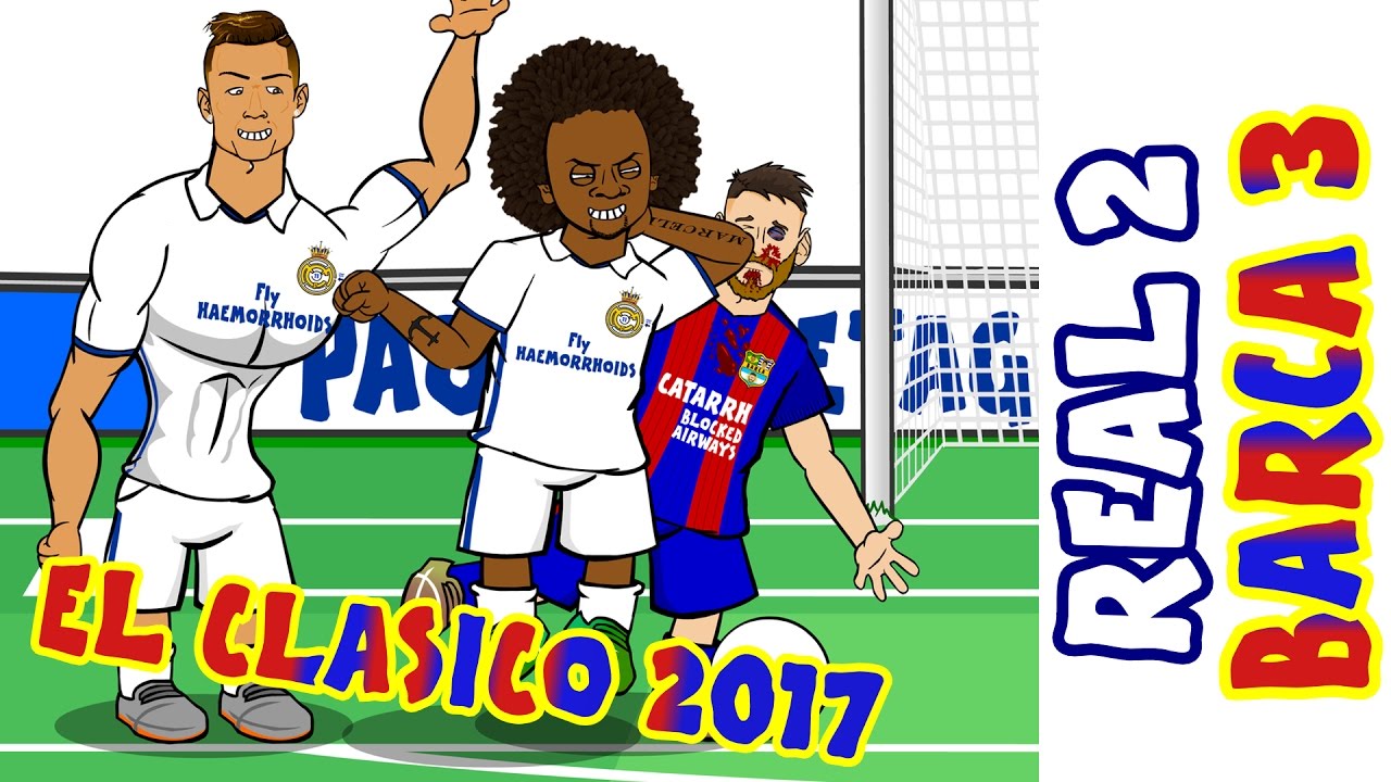 Epic Parody Goals & Highlights: Messi’s Iconic Moments in El Clásico 2017 ⚽