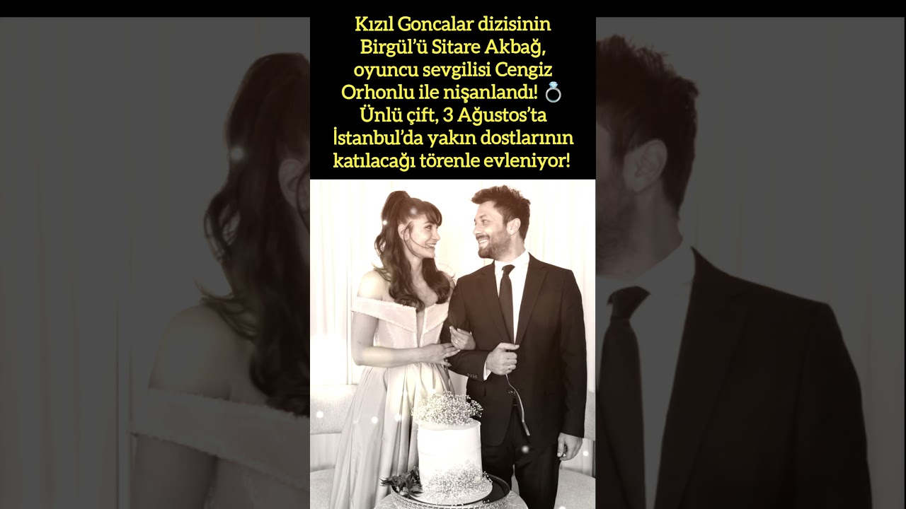 Sitare Akbağ ve Cengiz Orhonlu Nişanlandı! Ünlü Çiftin Mutlu Günleri Yaklaşıyor 💍