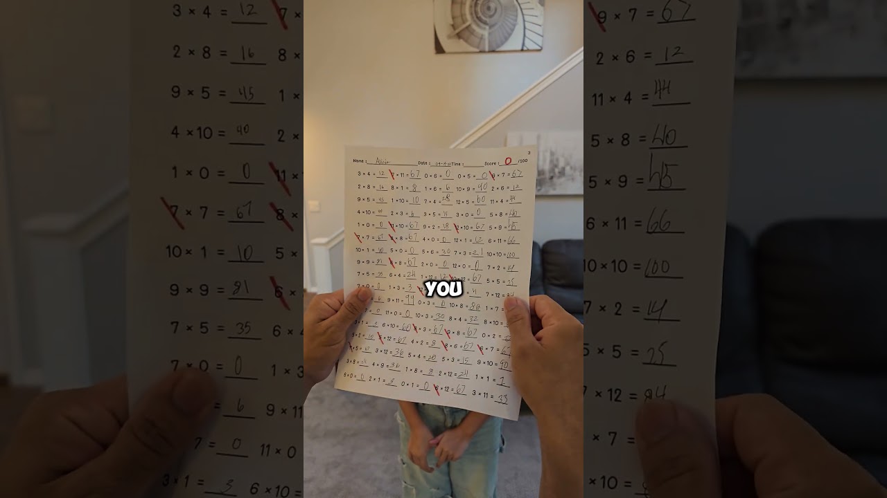 She Scored 67 on Her Math Test ๐