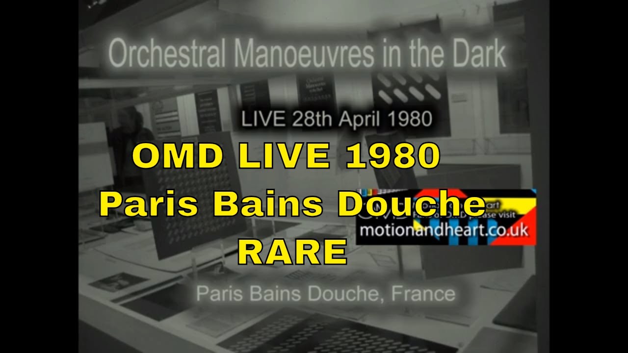 OMD LIVE 1980 Paris Bains Douche RARE