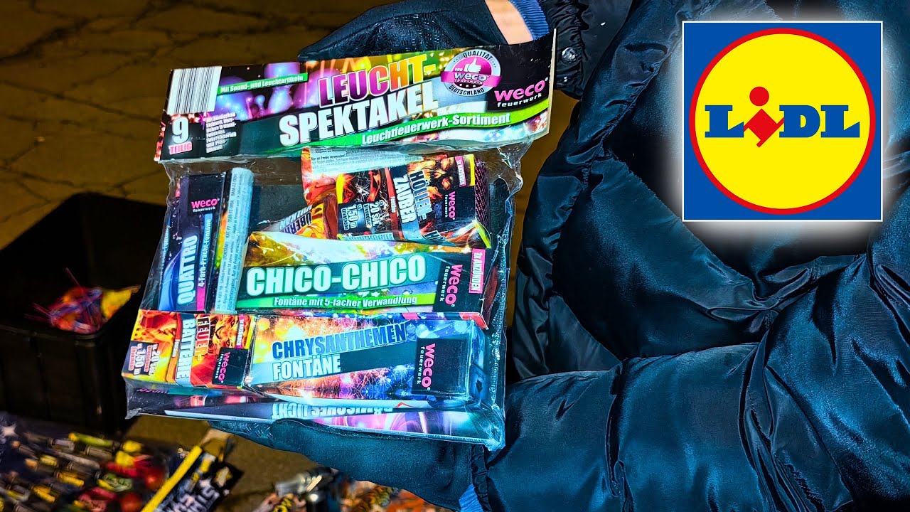 Weco LEUCHTSPEKTAKEL | Lidl Feuerwerk 5,99€