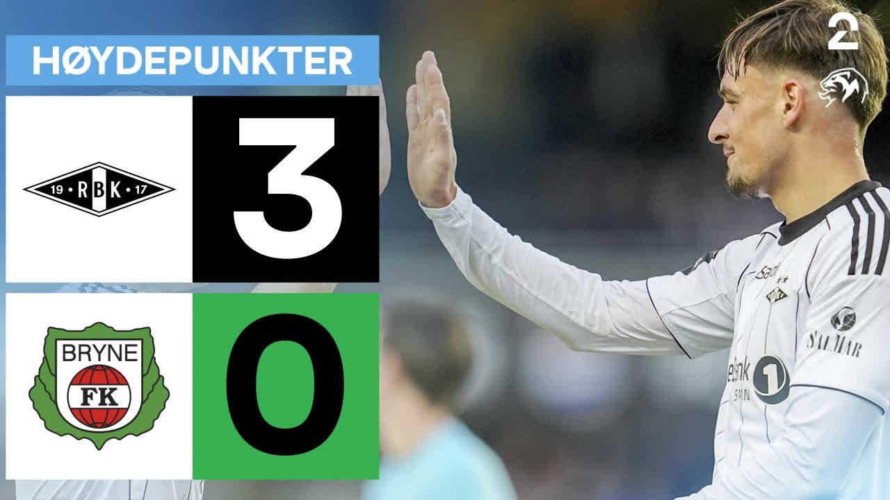 Rosenborg 3-0 Bryne Highlights ⚽