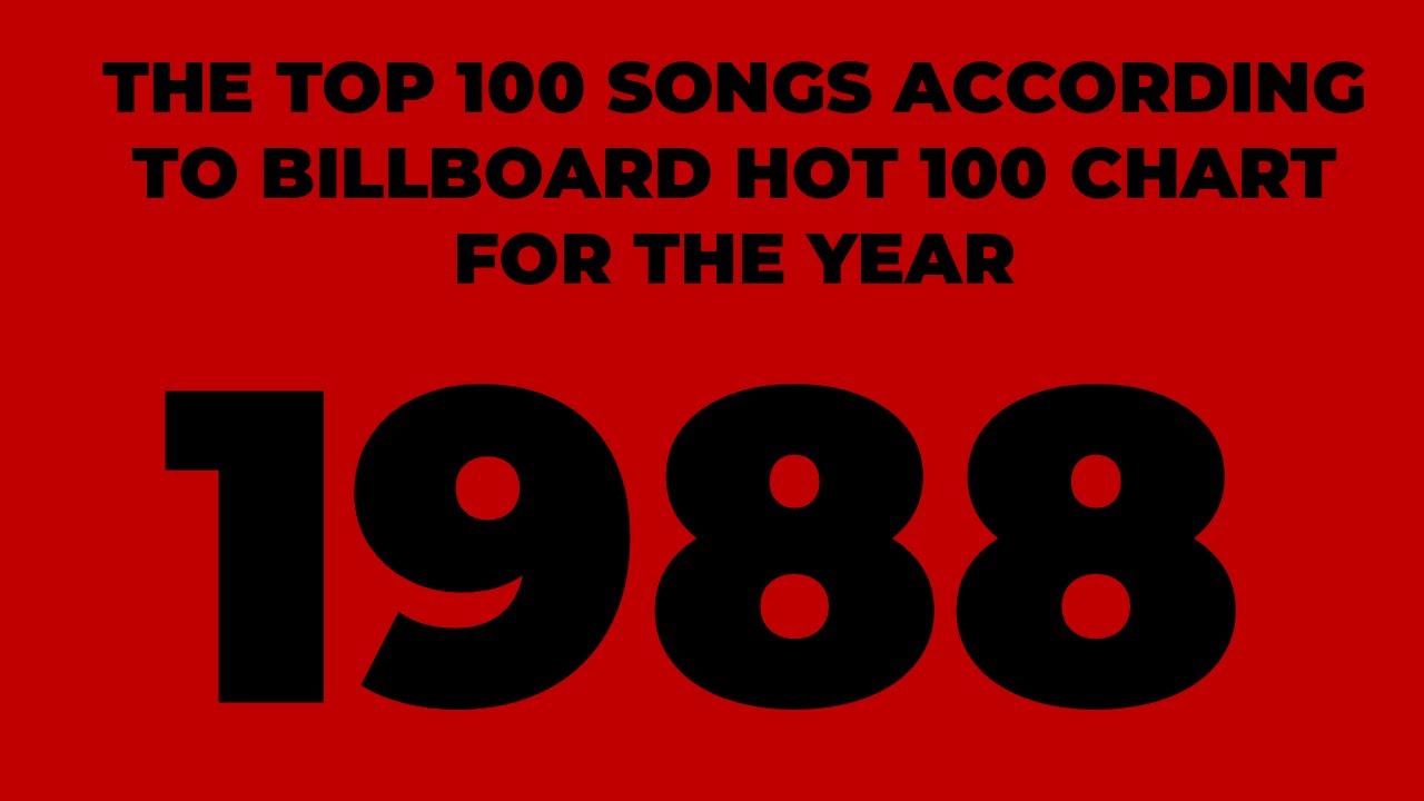 Billboard Top 100 Songs of 1988 🎶