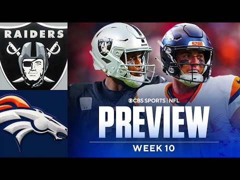 Raiders vs Broncos Thursday Night Football PREVIEW | NFL Week 10