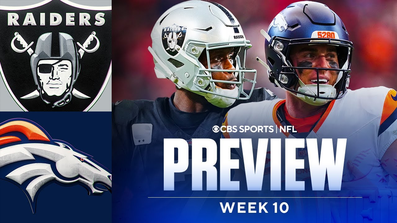 Raiders vs Broncos Thursday Night Football Preview | NFL Week 10 🏈