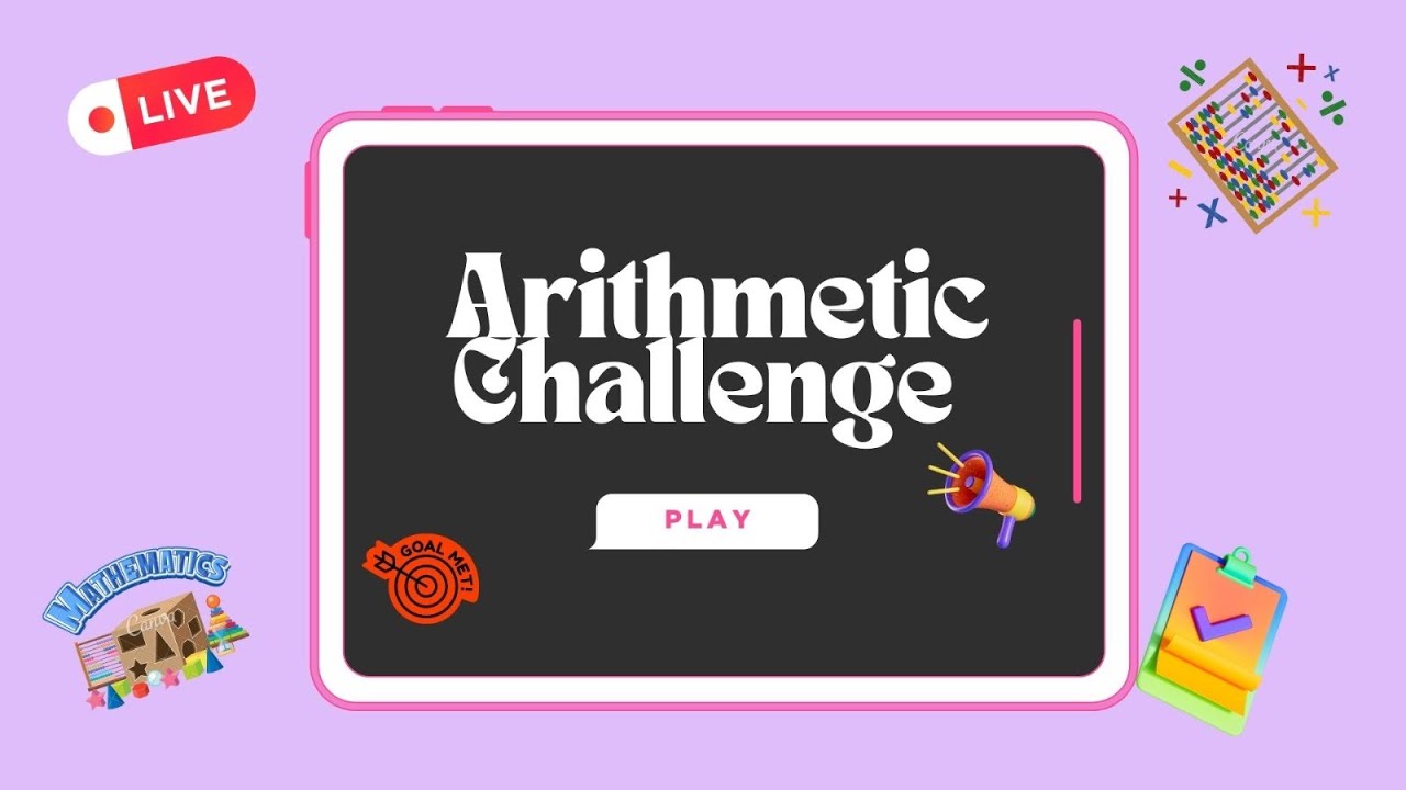 Boost Your Math Skills with Fun Speed Arithmetic Challenges! ⚡