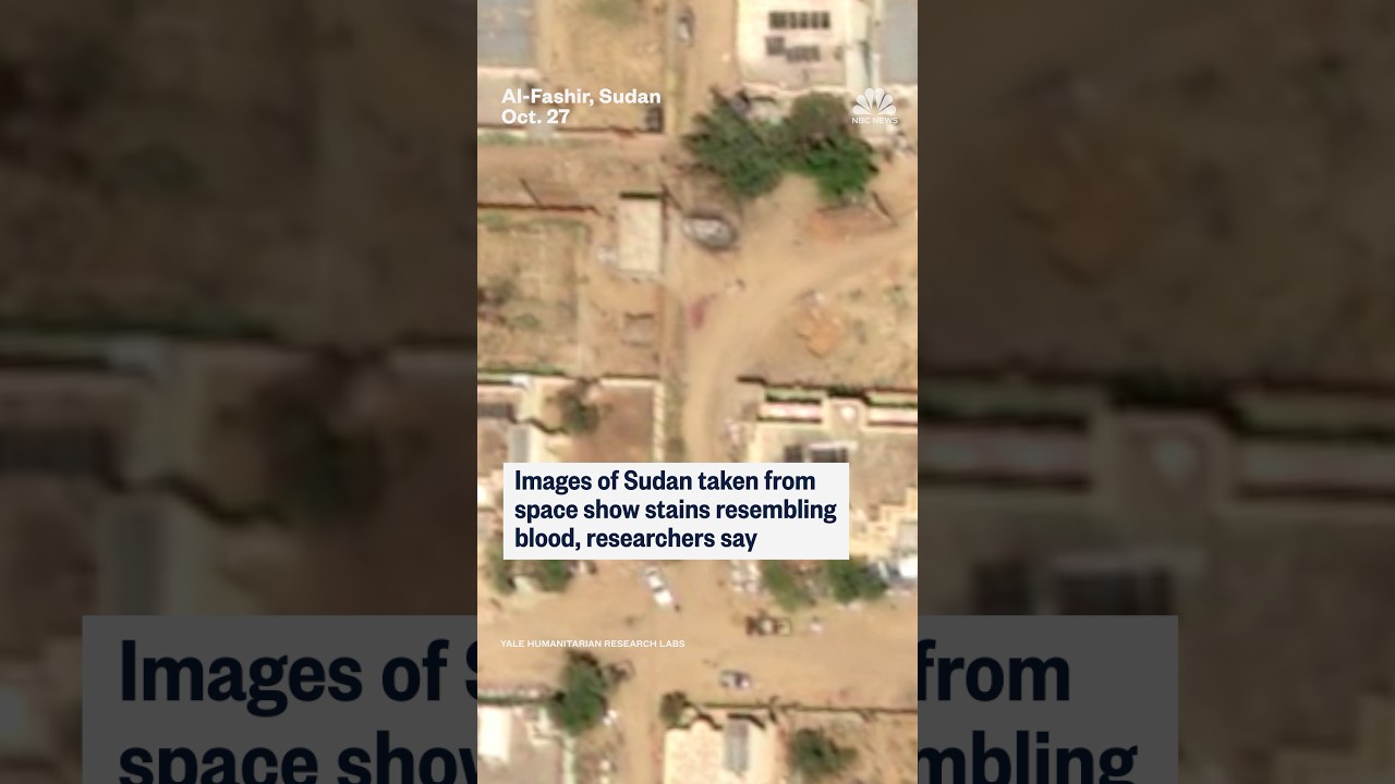 Stunning Satellite Images Reveal Blood-Red Stains in Sudan 🔴