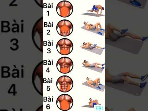 Bài Tập Bụng Có Ngay 6 Múi Đơn Giản Tại Nhà - Tập Gym Mỗi Ngày