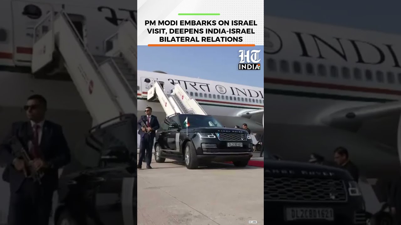 PM Modi Departs for Israel on Second State Visit, Strengthening India-Israel Relations | HT India