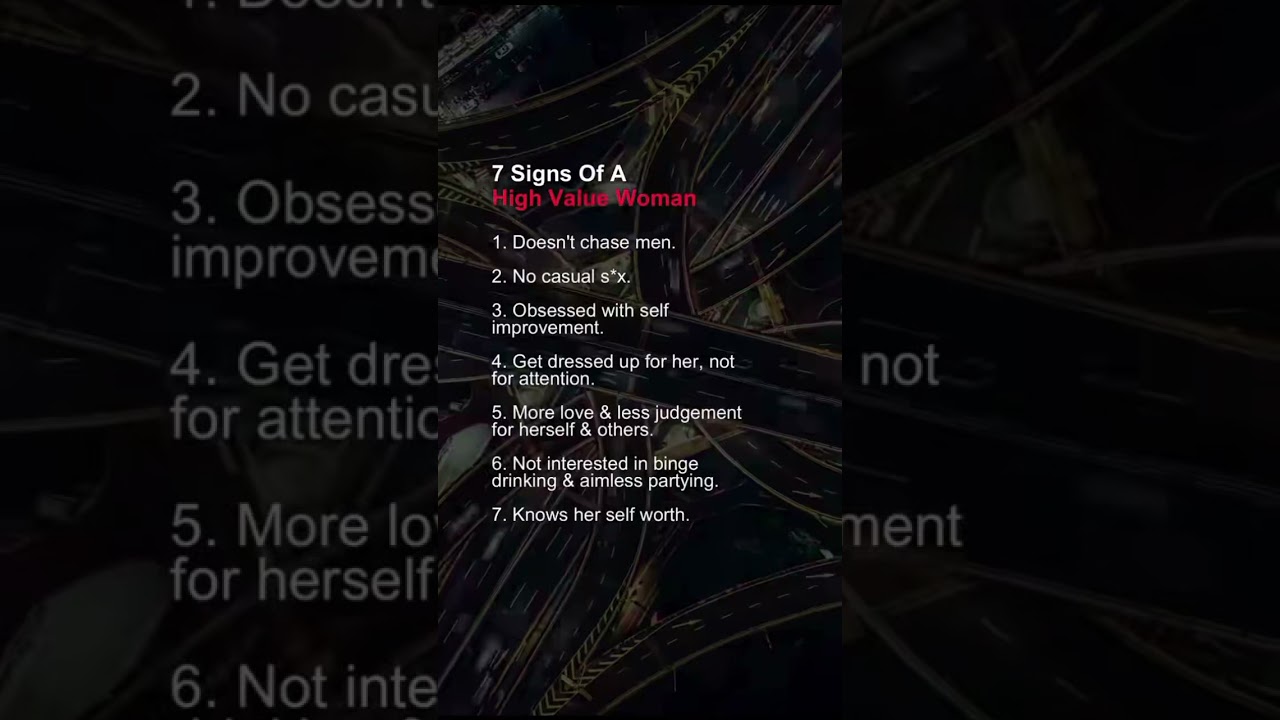 7 Signs You're a High-Value Woman ✨