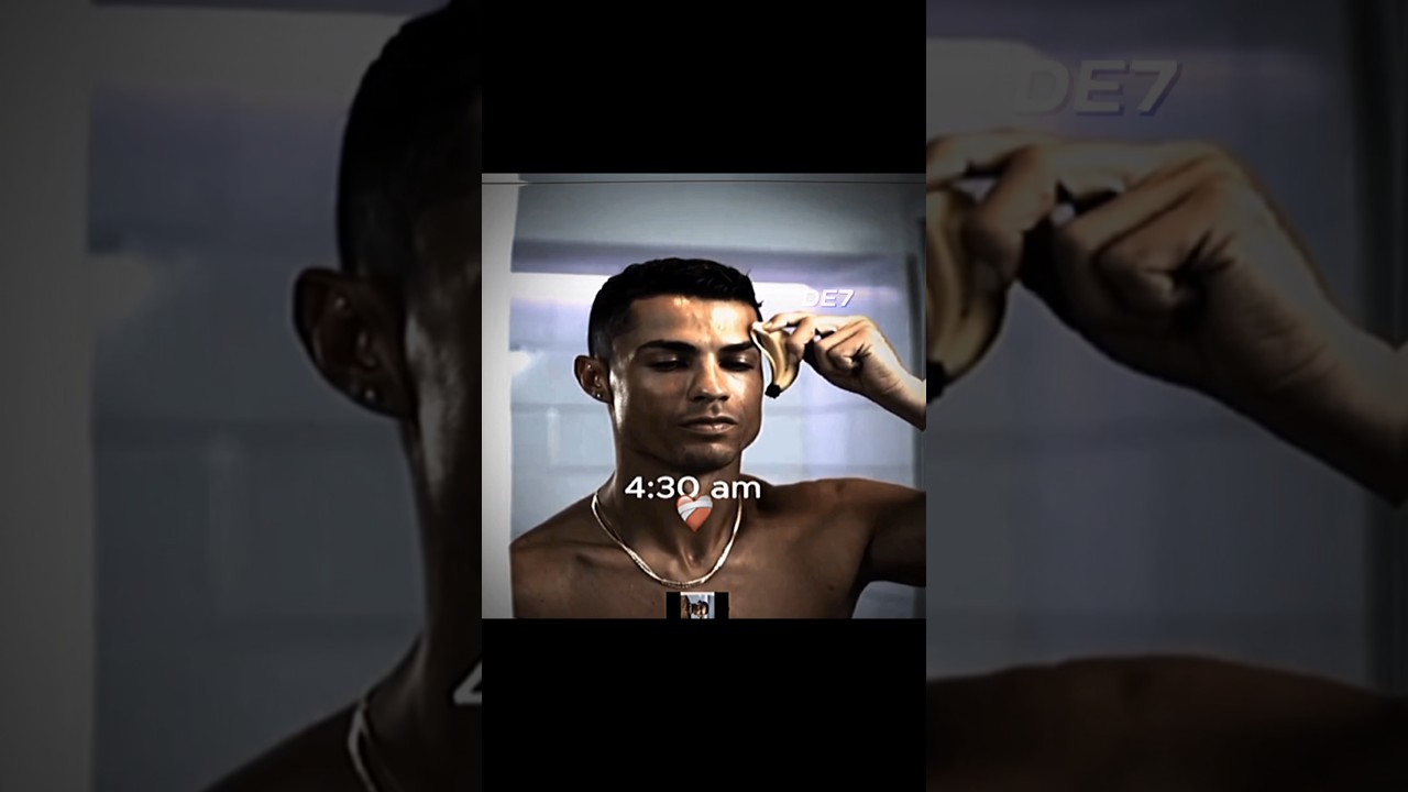 Ronaldo's Reaction to Ashton Hall's Morning Routine 😂