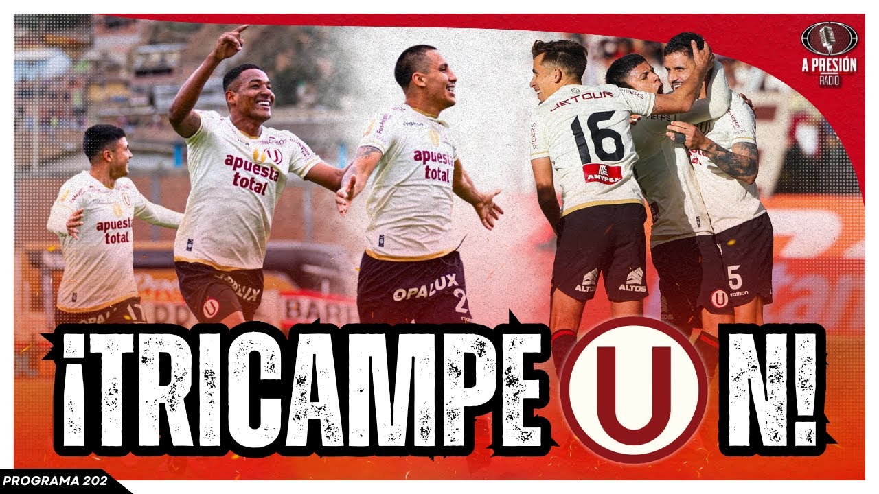 ¡TRICAMPEÓN NACIONAL! ADT 1-2 UNIVERSITARIO