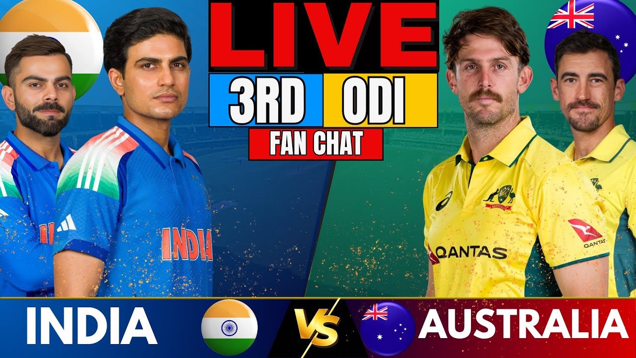 India vs Australia 3rd ODI Live Score & Updates from Sydney 🏏