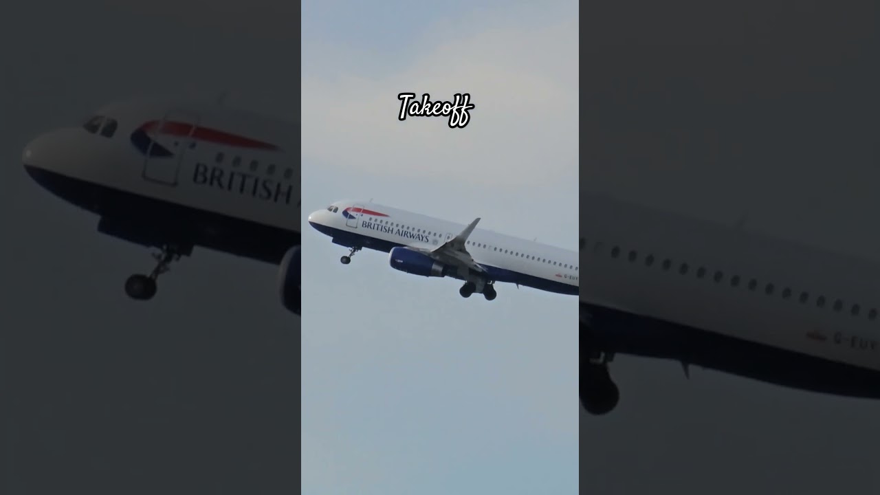 Takeoff at British Airways, Toulouse Airport ✈️