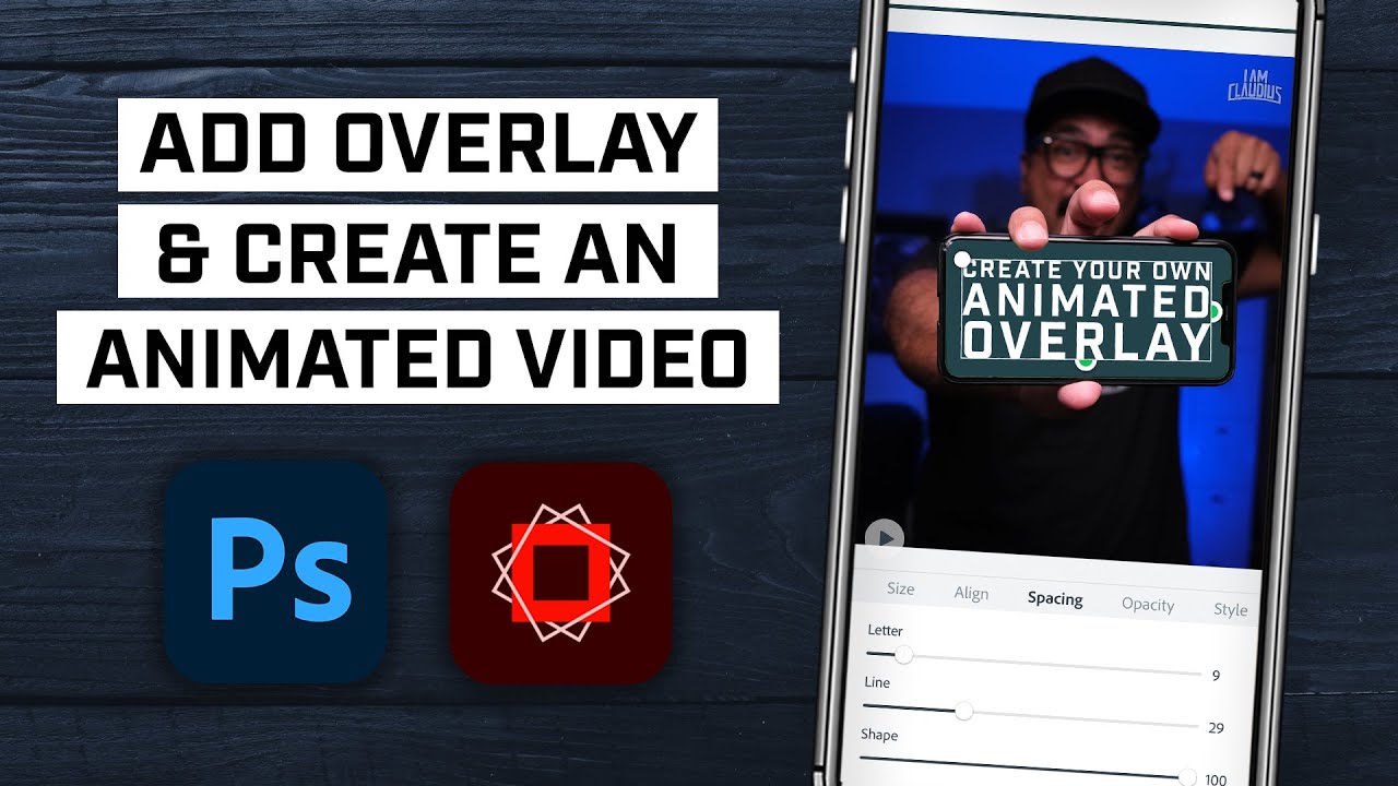 Create Overlay in Photoshop & Import to Adobe Spark