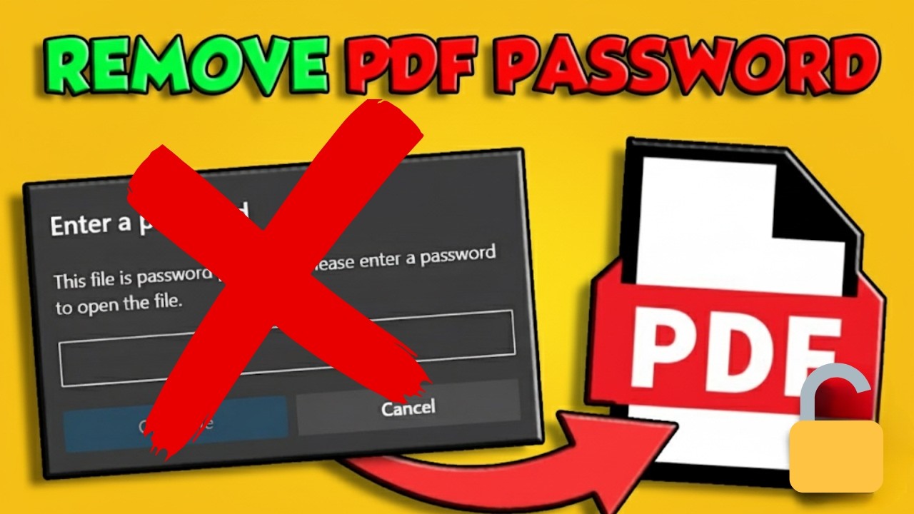 Safe PDF Password Removal Method 🔒
