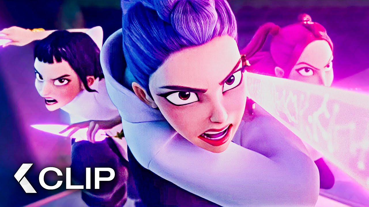 K-POP DEMON HUNTERS Clip: Action-Packed 'Takedown' Song (2025) 🎬