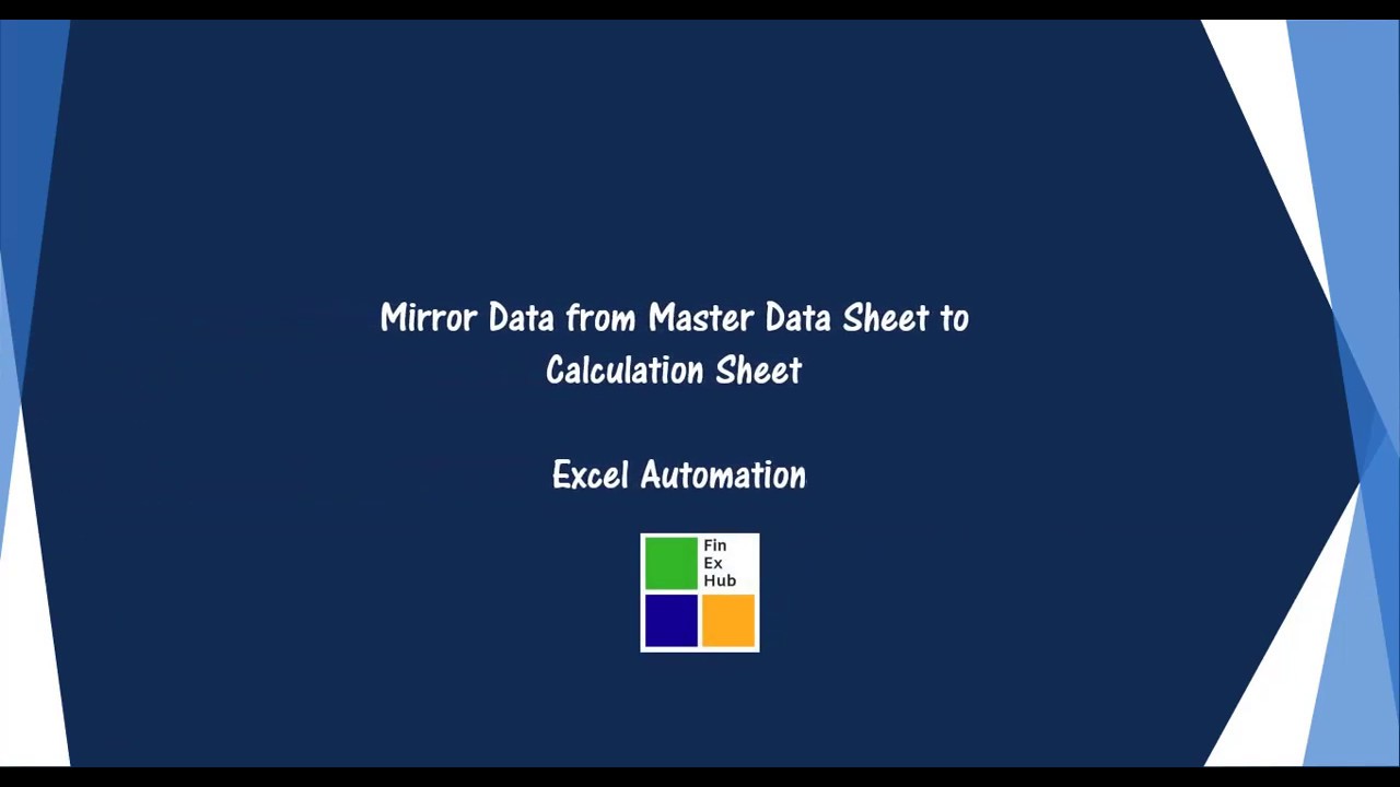 Auto-Update Data from Master to Multiple Sheets 📊