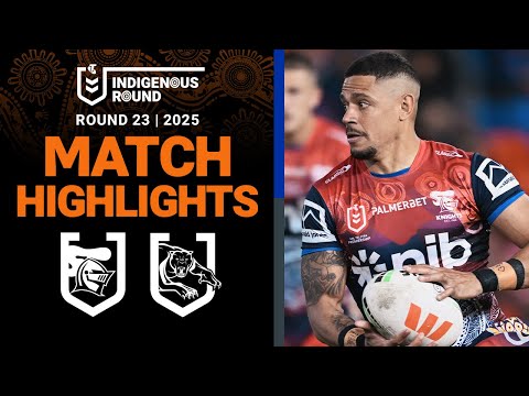 2025 NRL Match Highlights | Knights v Panthers | Round 23