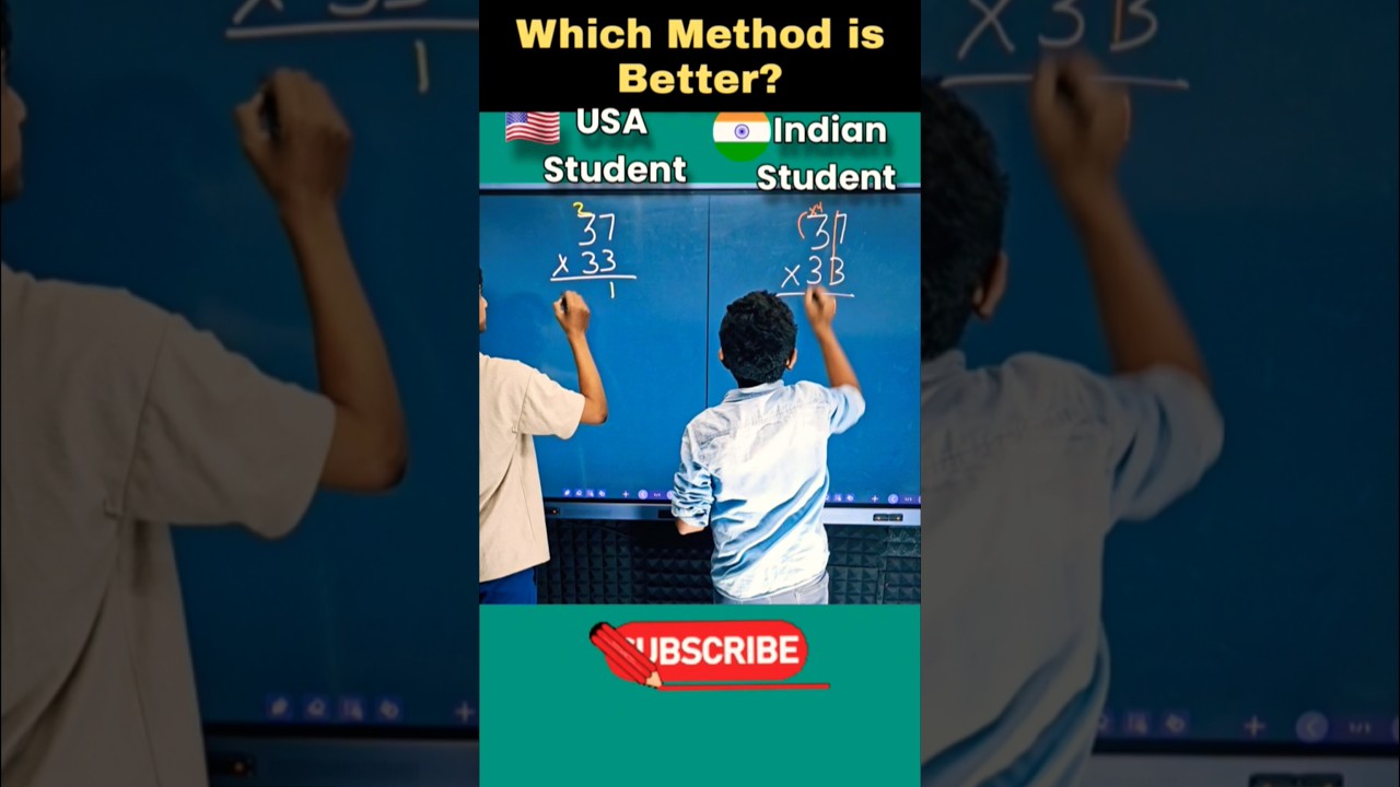 Unlock Fast Math Skills: India vs USA Vedic Math Tricks ๐ฎ๐ณ๐บ๐ธ