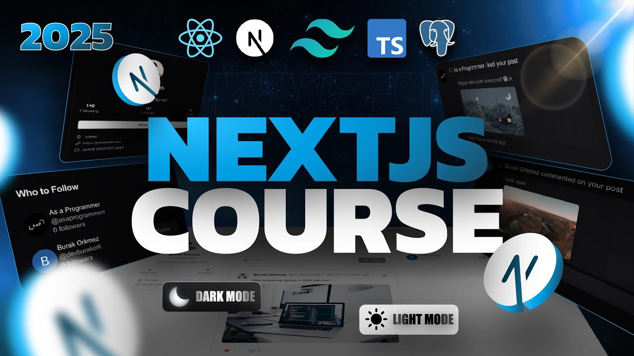 Next.js 2025 Full Stack Social App Tutorial