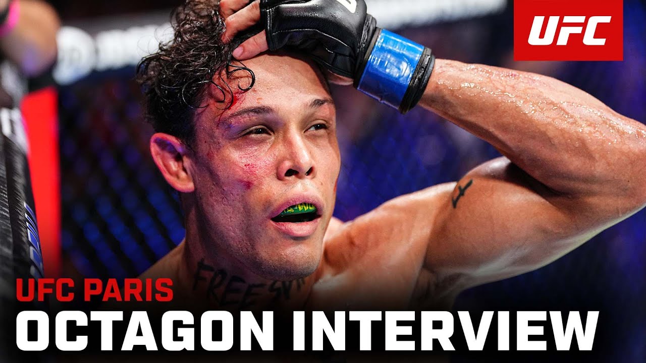 Caio Borralho Post-UFC Paris Interview 🎙️