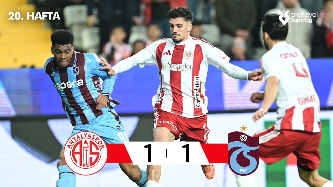 Antalyaspor vs Trabzonspor 1-1 Highlights | Süper Lig 2025/26
