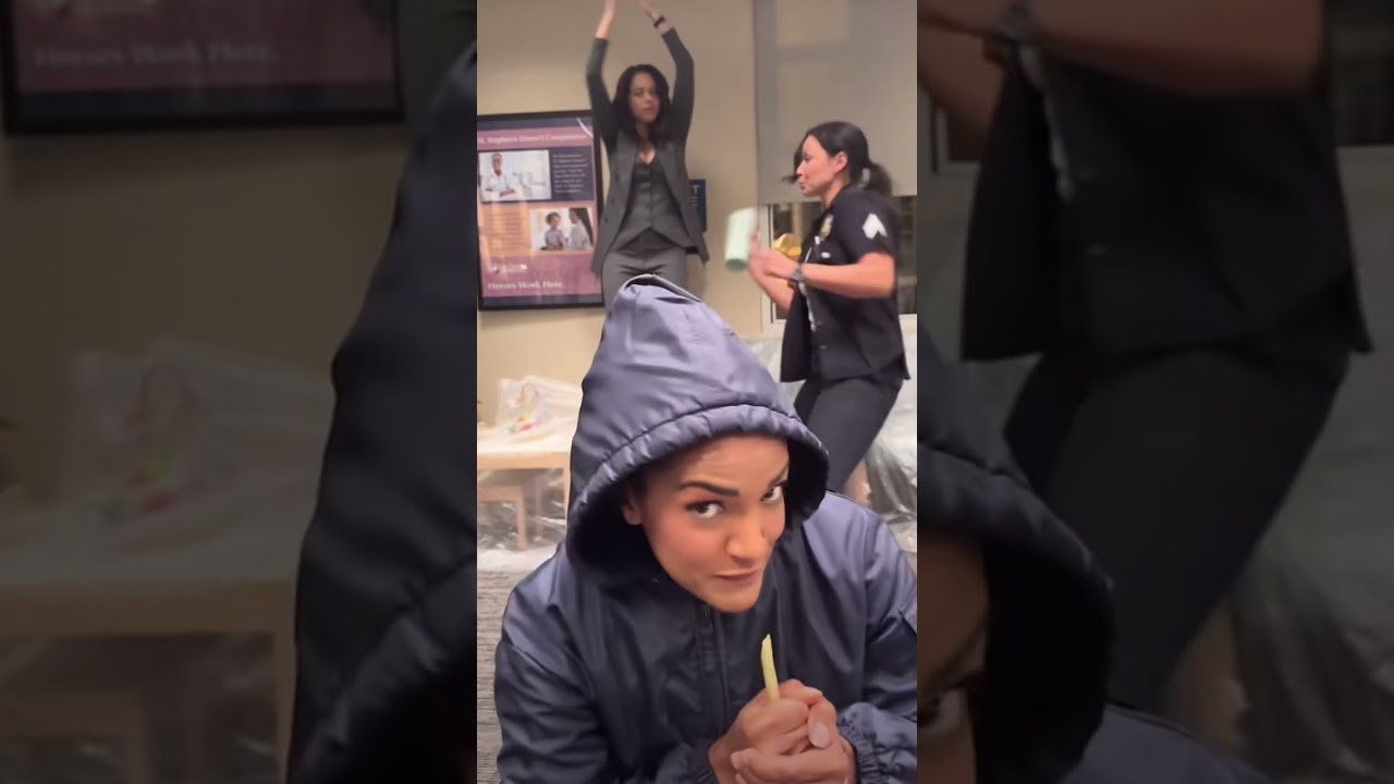 Lucy, Angela and nyla all vibing in a HOSPITAL??? #therookie 