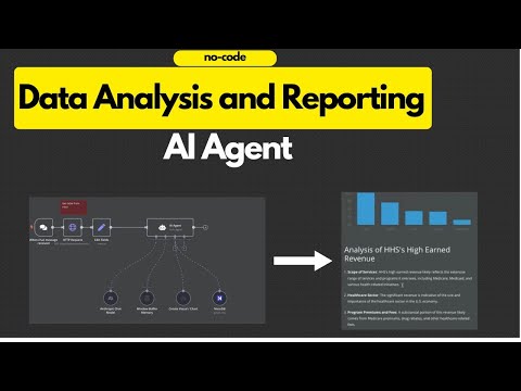 How to Build an AI Agent for Data Analysis, Visualization, AND Reporting (n8n)