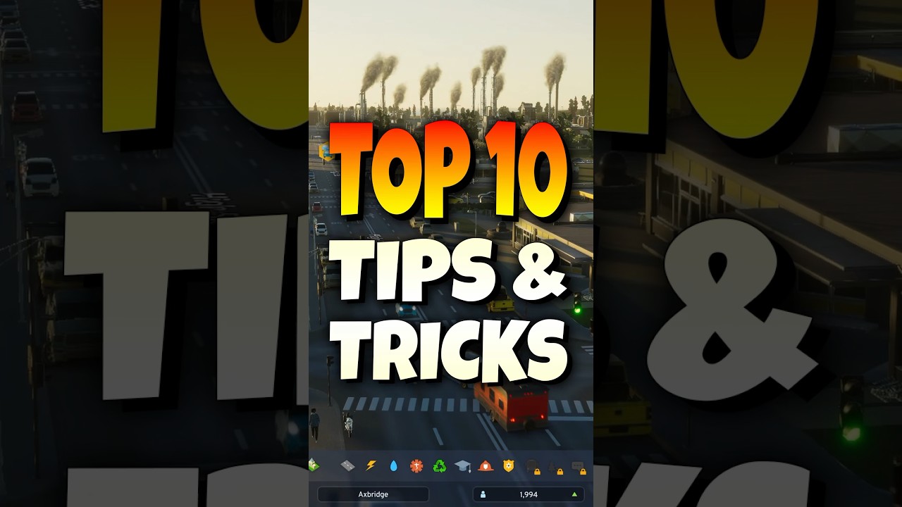Top 10 Cities Skylines 2 Tips in 1 Minute ποΈ