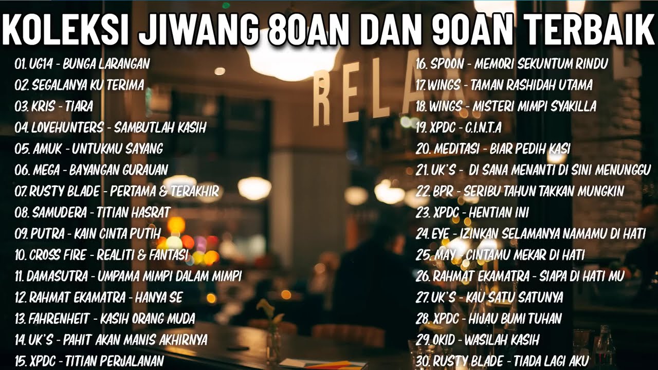 40 Lagu Jiwang 80an & 90an Malaysia 🎶
