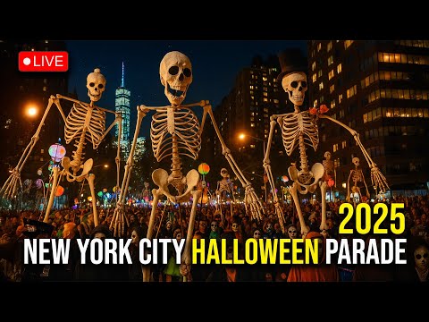 🔴 LIVE New York City Halloween Parade 2025 🎃 52nd Annual Village Halloween Parade NYC