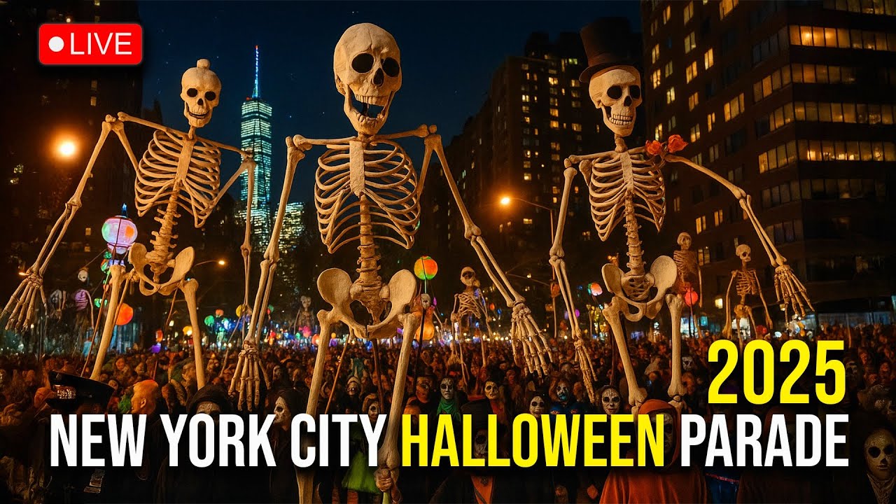 Watch Live: NYC's 52nd Annual Halloween Parade π β October 31, 2025