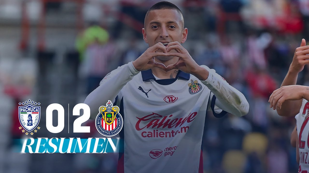 Chivas Domina Pachuca 2-0 con Gol y Asistencia de Alvarado ⚽ | La Mano del 'Piojo' Triunfa en Casa