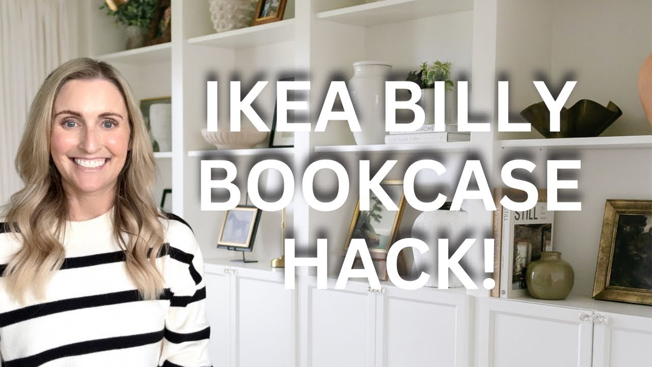 IKEA Billy Bookcase Hack: DIY Built-In Shelves 🛠️