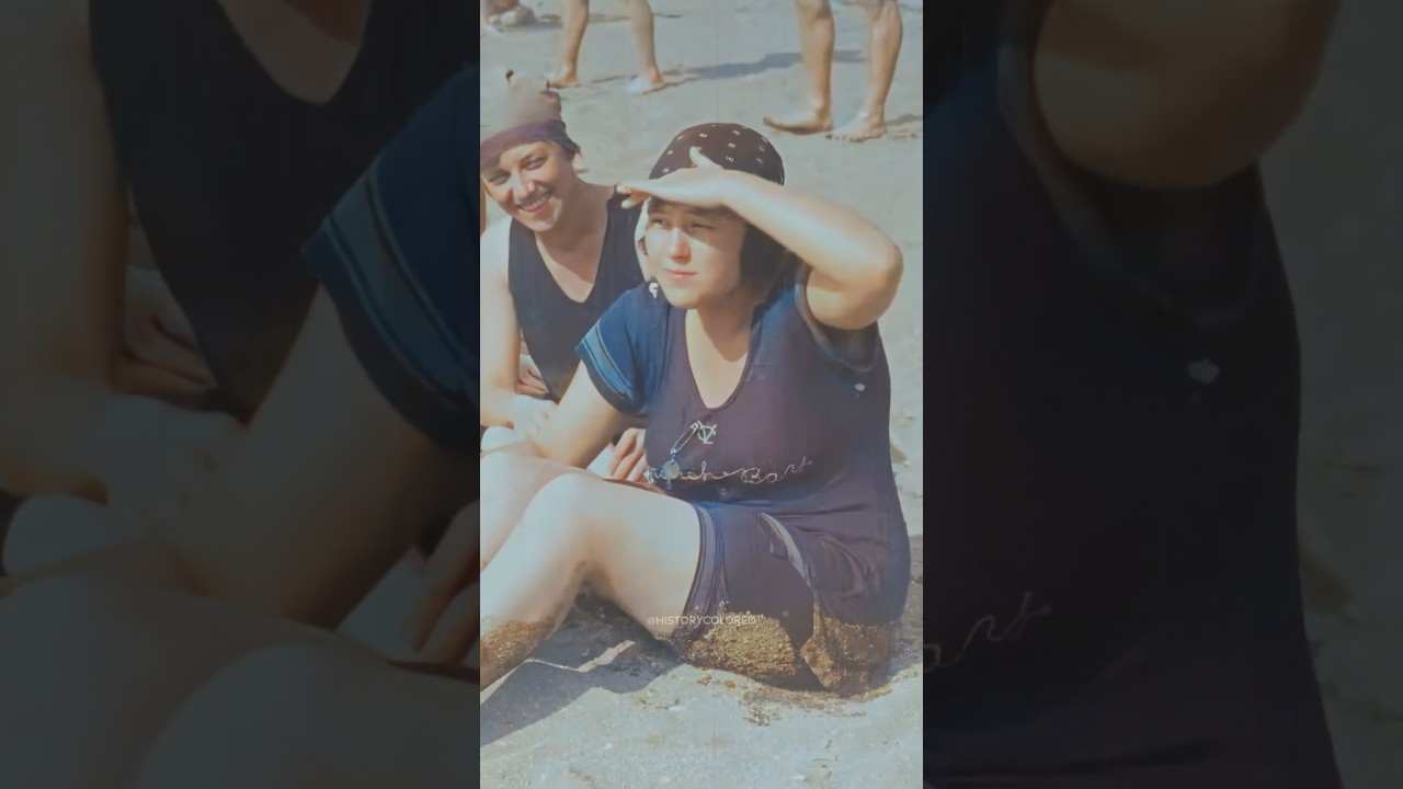Vintage 1920s Beach Day in Vancouver π¨π¦ β Restored Historic Footage