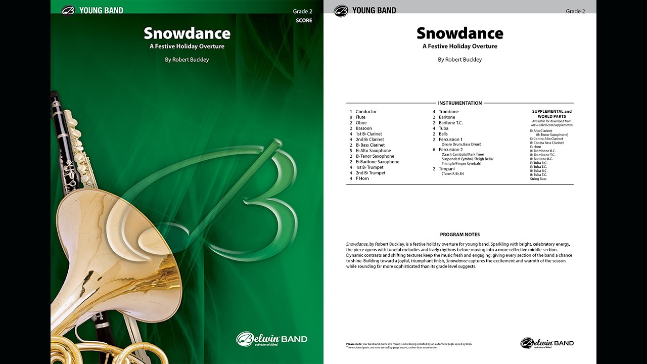 Snowdance, by Robert Buckley – Score & Sound