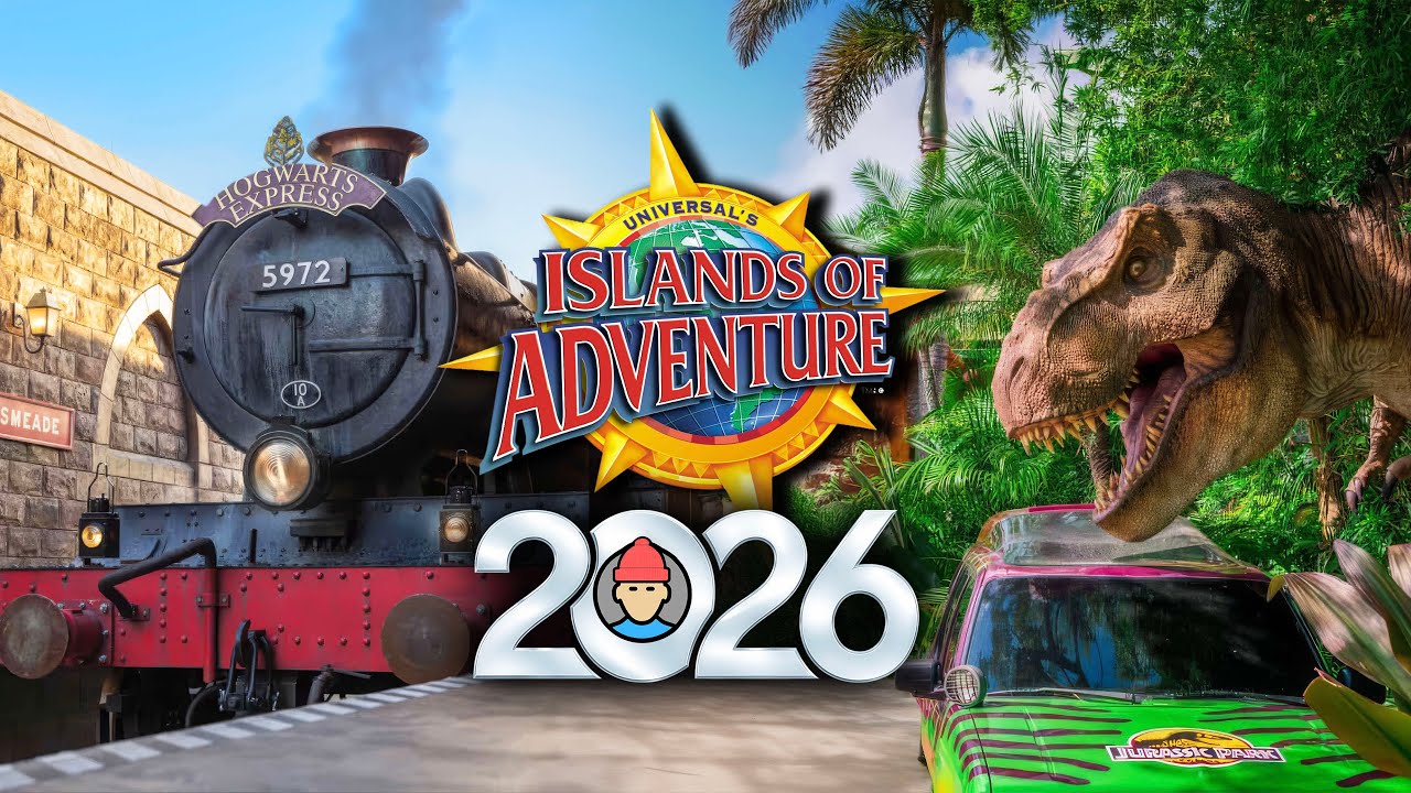 Universal Islands of Adventure Rides & Attractions 2026