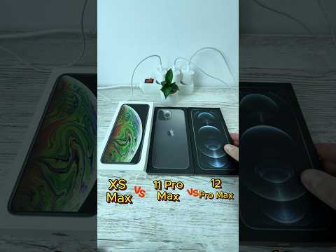 IOS 18.0.1 iPhone Xs Max vs 11 Pro Max vs 12 Pro Max Power On Boot Speed Test Comparision