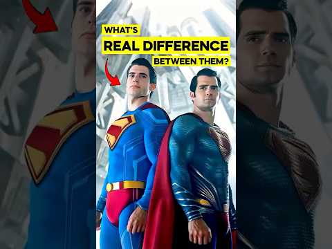 New Superman VS Old Superman😱 #superman #superman2025 #supermanlegacy #henrycavill #dceu #jamesgunn