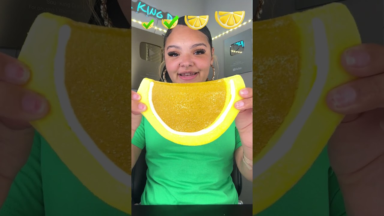 Can Your Family Handle the Sour Gummy Lemon Challenge? 🍋