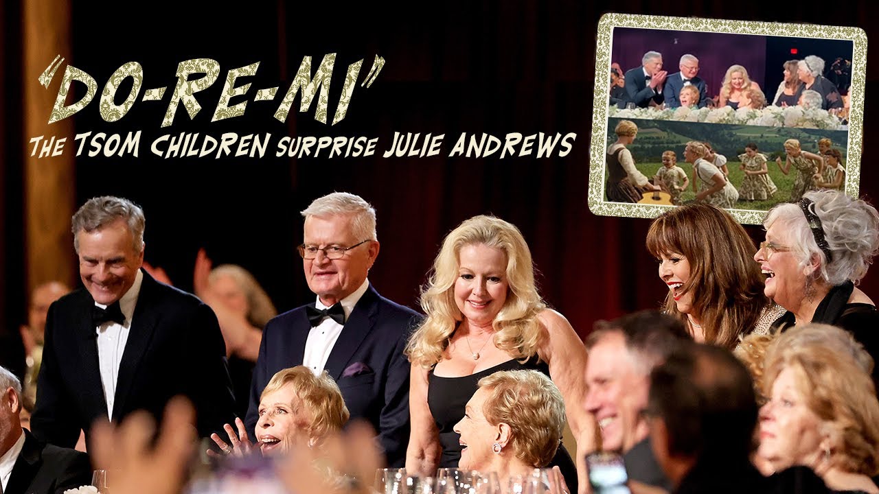 Julie Andrews Surprised by Sound of Music Kids 🎶