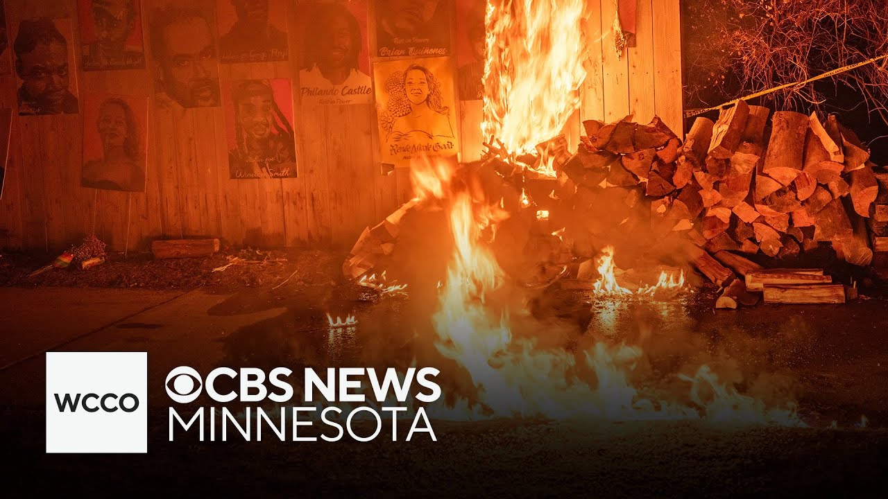 Fire Damages Renee Good Memorial in South Minneapolis π₯
