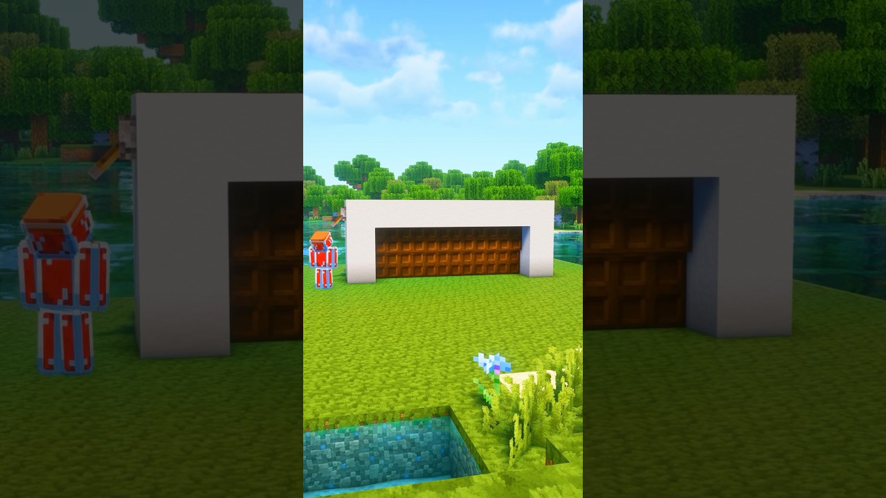 Minecraft Garage Door Tutorial 🚪