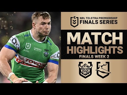 2025 NRL Match Highlights | Raiders v Sharks | Finals Week 2