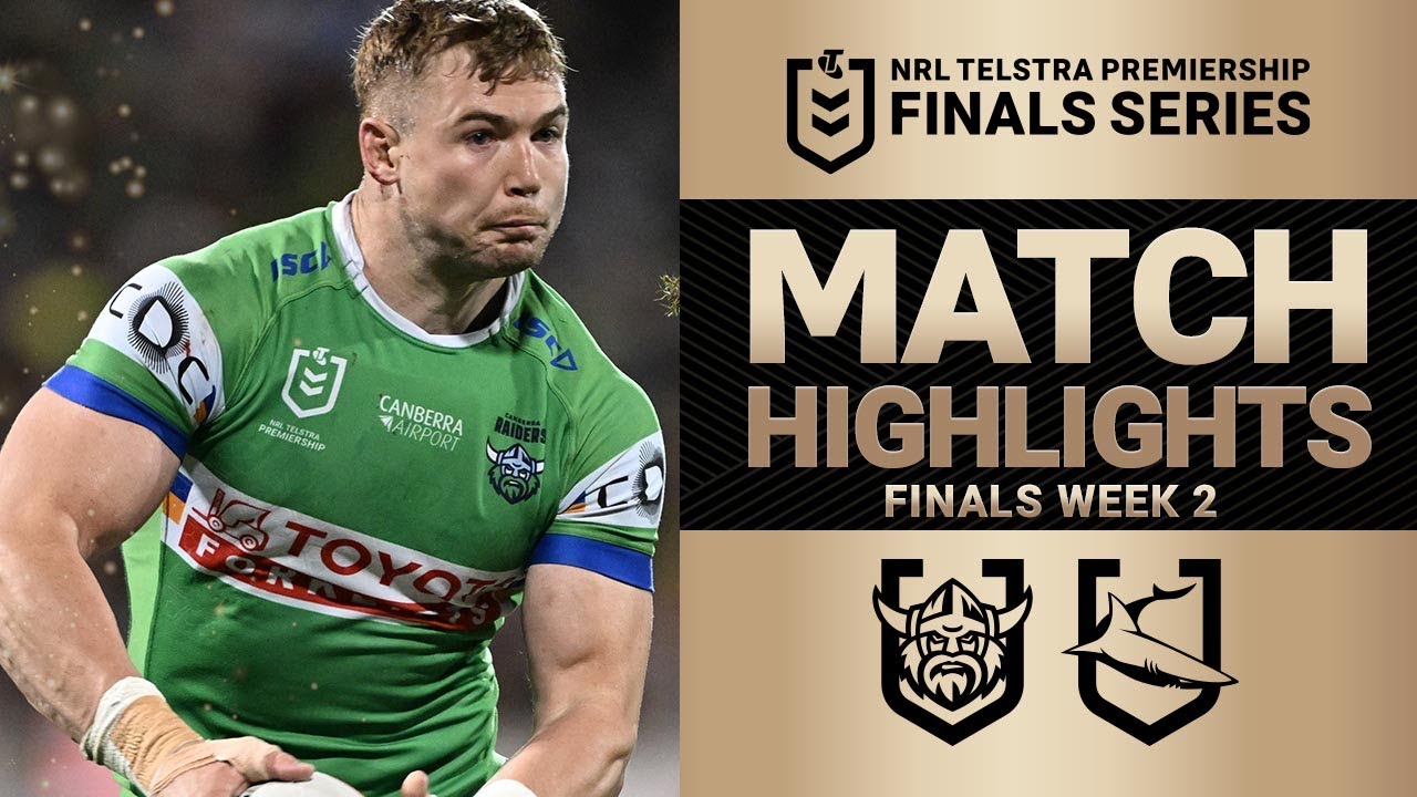 2025 NRL Finals Week 2: Raiders vs Sharks – Exciting Match Highlights 🏉