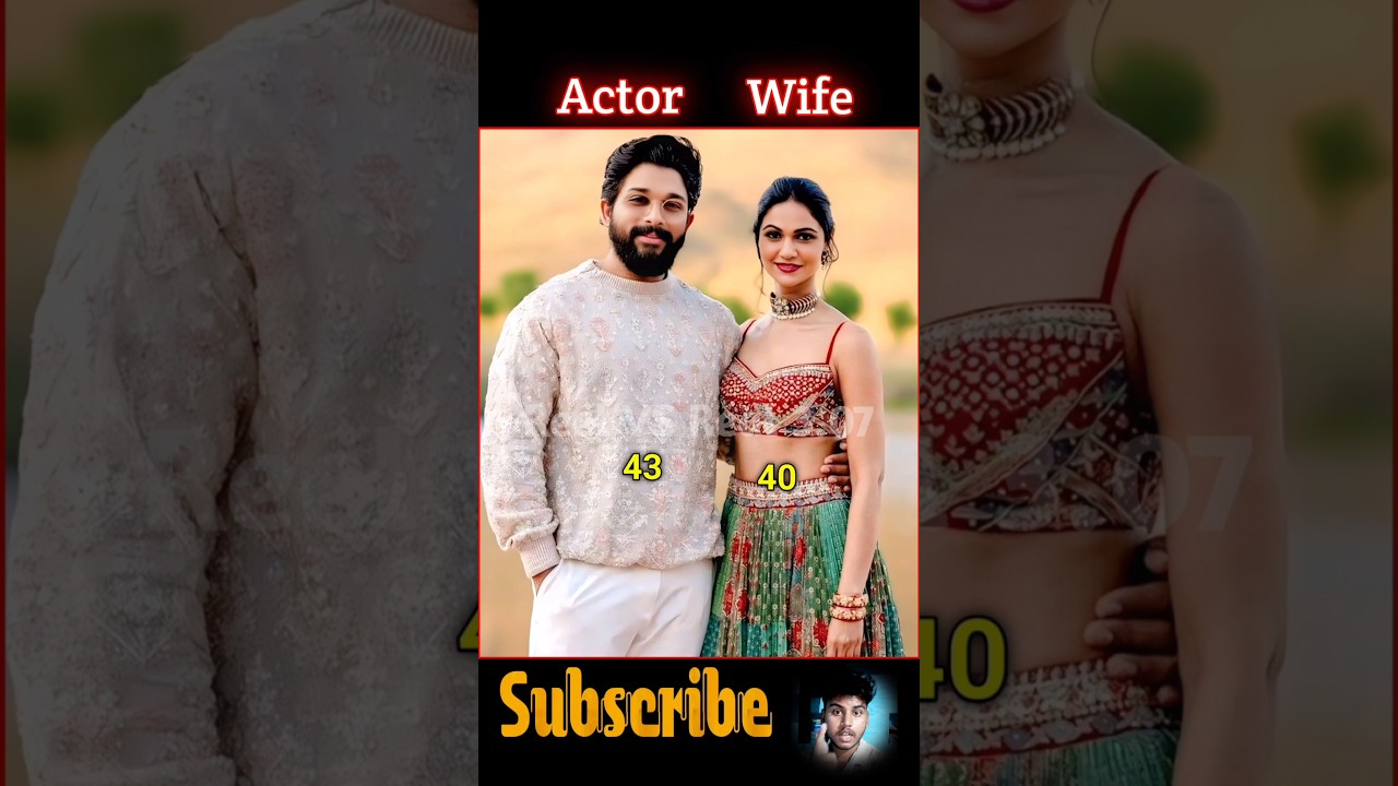 South Indian Actors' Real-Life Husband & Wife Ages (Pt-27) 🎬