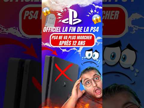 FIN OFFICIELLE DE LA PS4 PLUS DE CHAT VOCAL BIENTÔT ! 😨